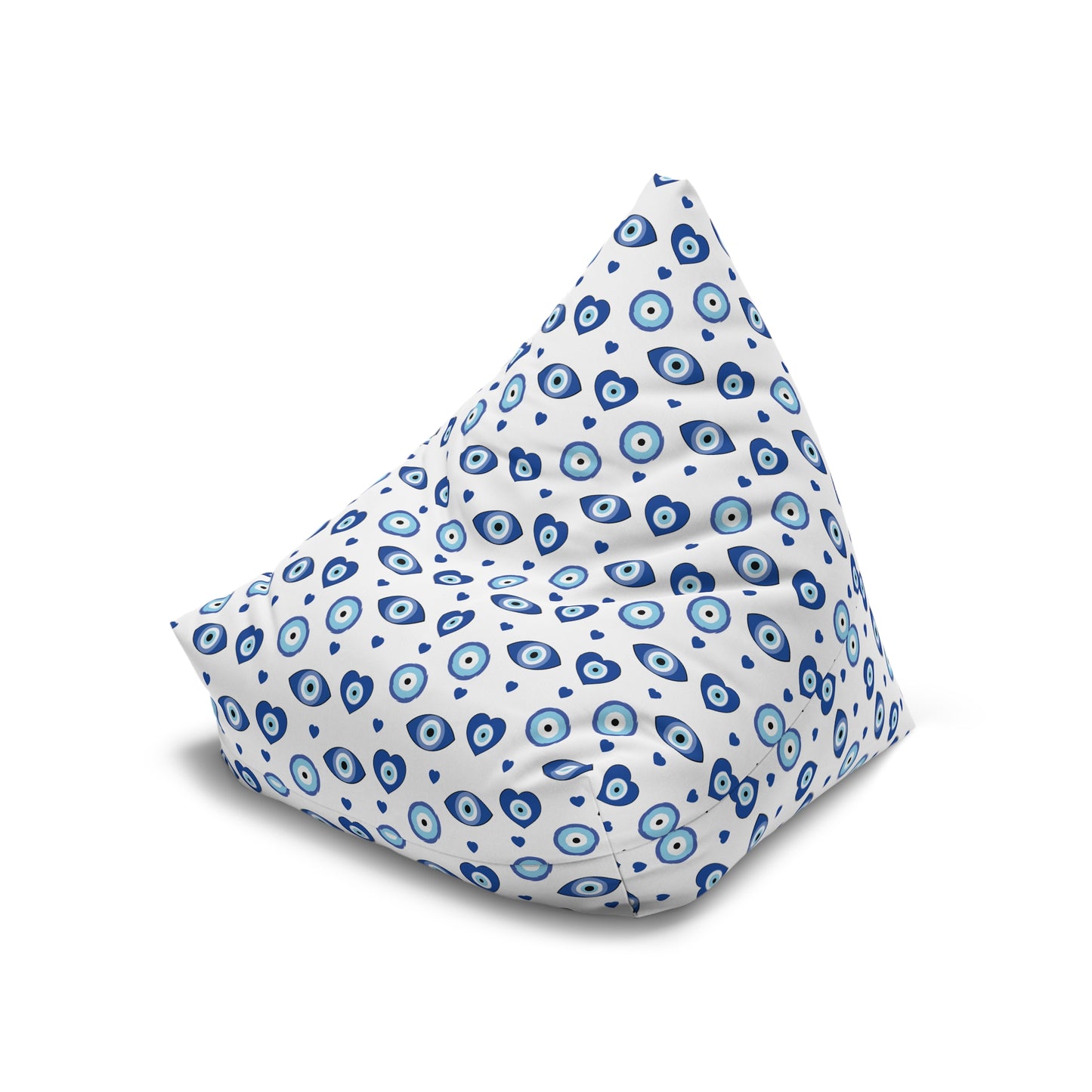 Evil Eye Design Bean Bag Chair Cover - Premium Quality and Unique Design
