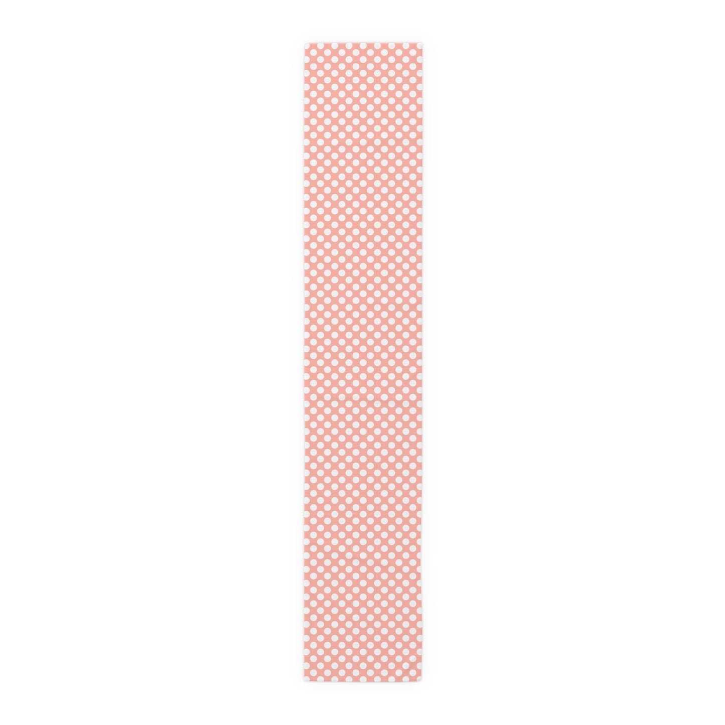 Pastel Polka Dot Table Runner - Soft Elegance, Cotton Twill or Polyester - Perfect for Playful & Light Home Decor