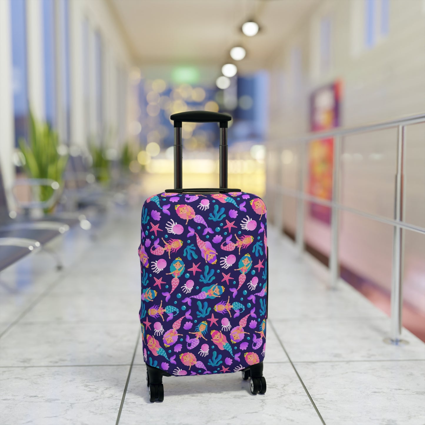 Mermaid Luggage Cover - Mermaid Suitcase Cover