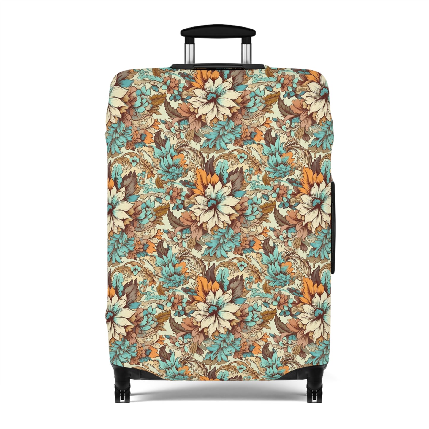 Boho Floral Luggage Cover - Trendy Travel Floral Suitcases Cover
