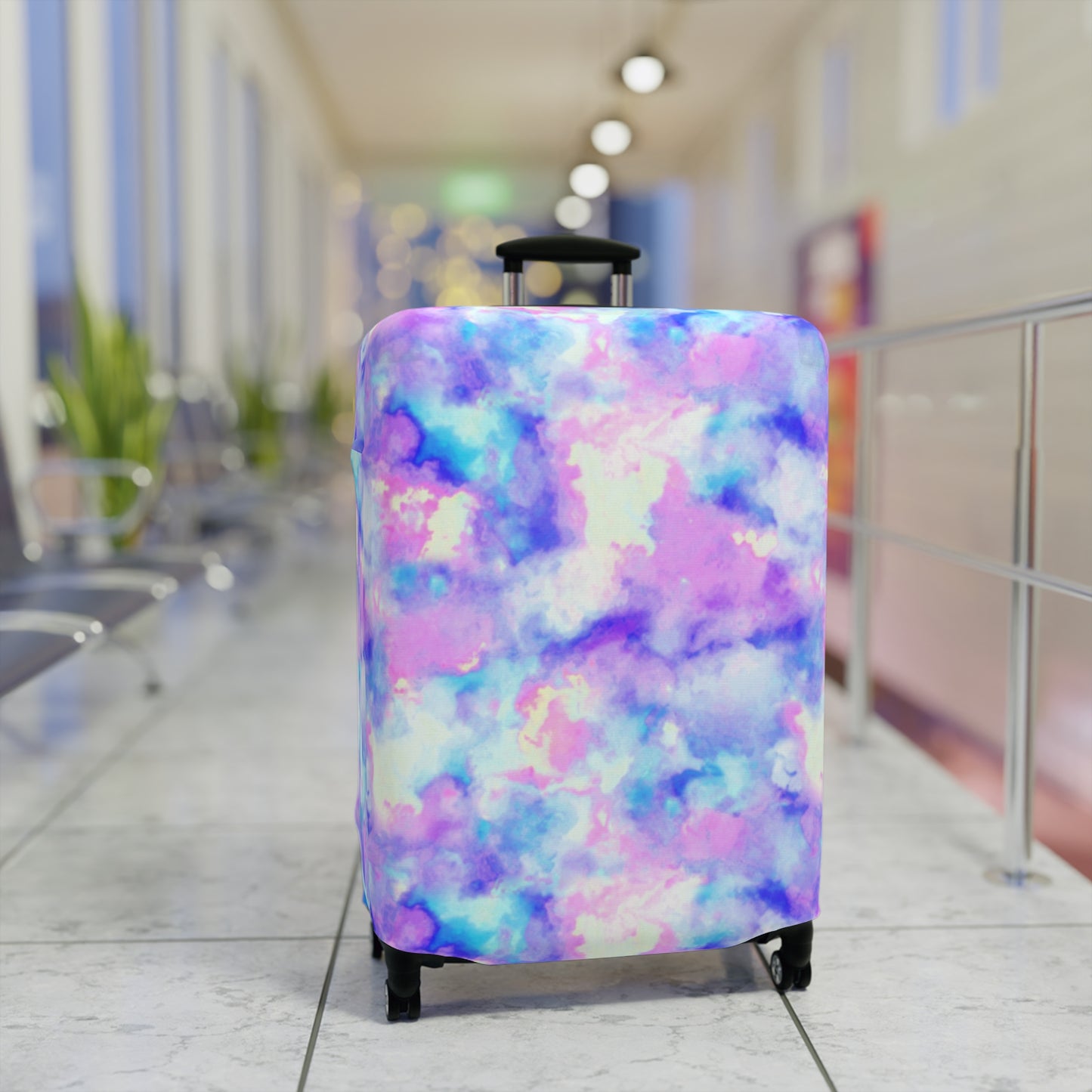 Tie Dye Luggage Cover - Stylish Travel Suitcase Protection Cover