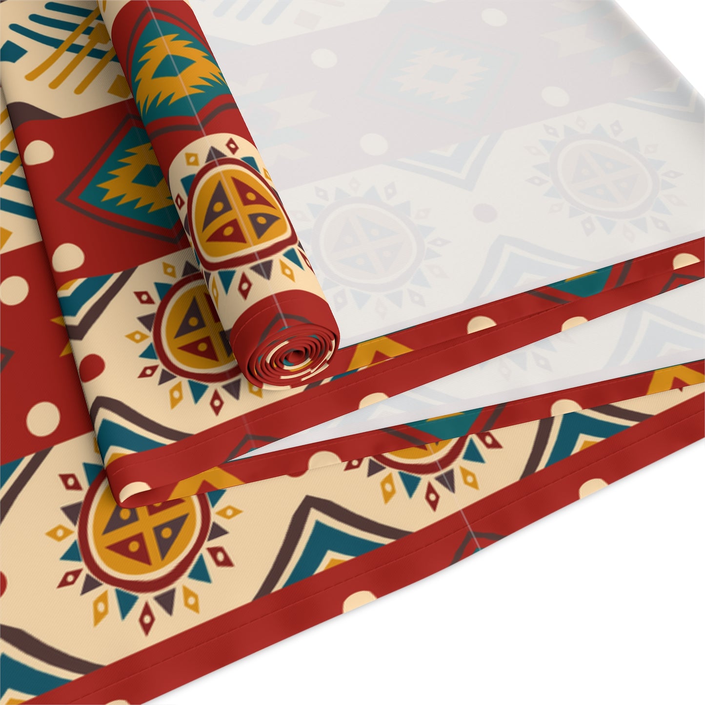Aztec-Inspired Table Runner - Bold Patterns, Cotton Twill or Polyester - Ideal for Home Decor & Unique Gifts