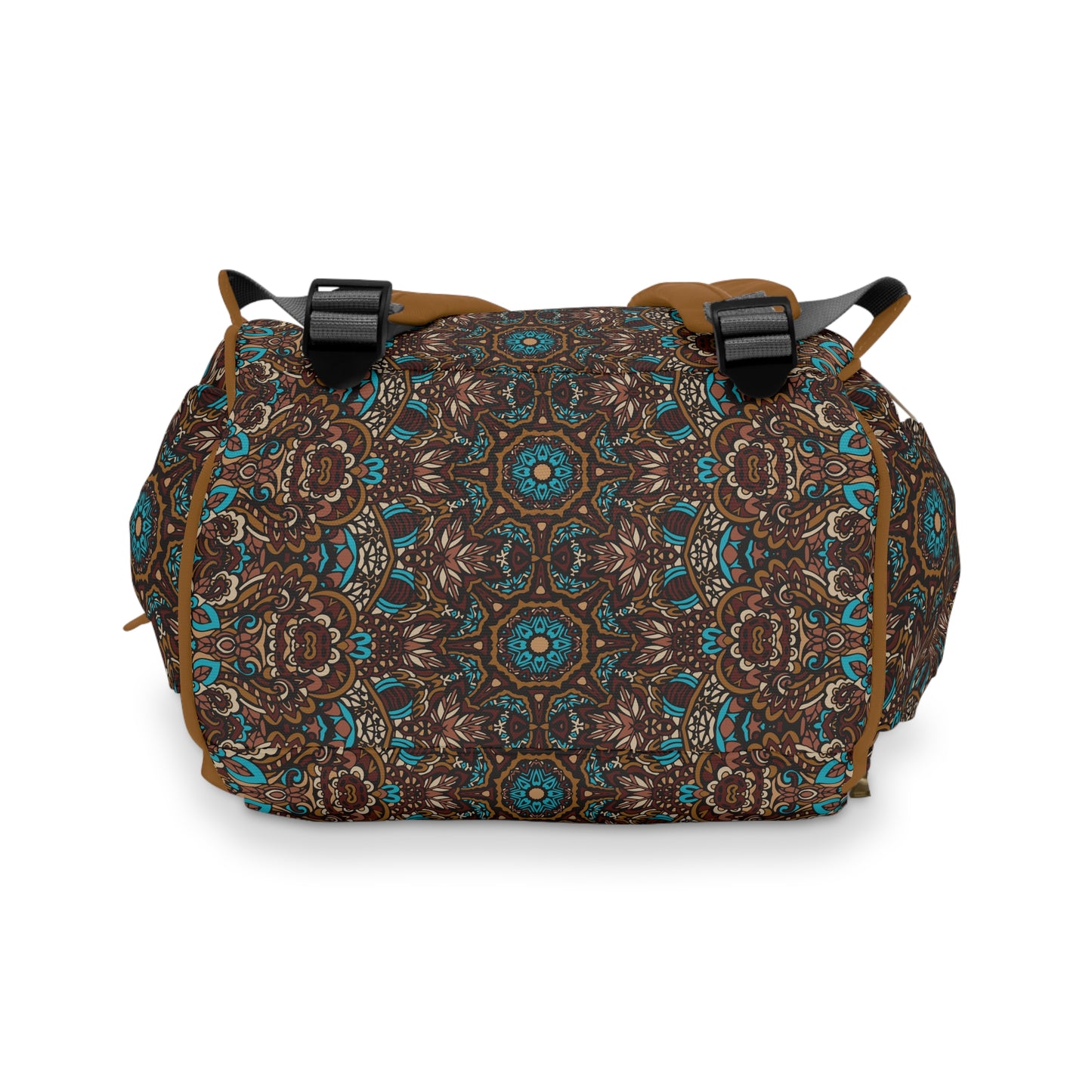 Mandala Diaper Backpack - Artistic & Multifunctional Baby Bag with Mandala Patterns, Ideal for Stylish Parents