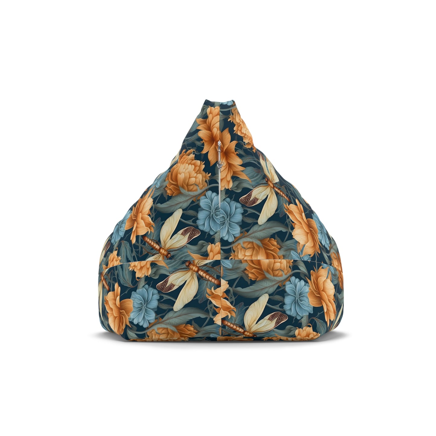 Dragonfly Bean Bag Chair Cover - Whimsical Design Durable Polyester Slipcover