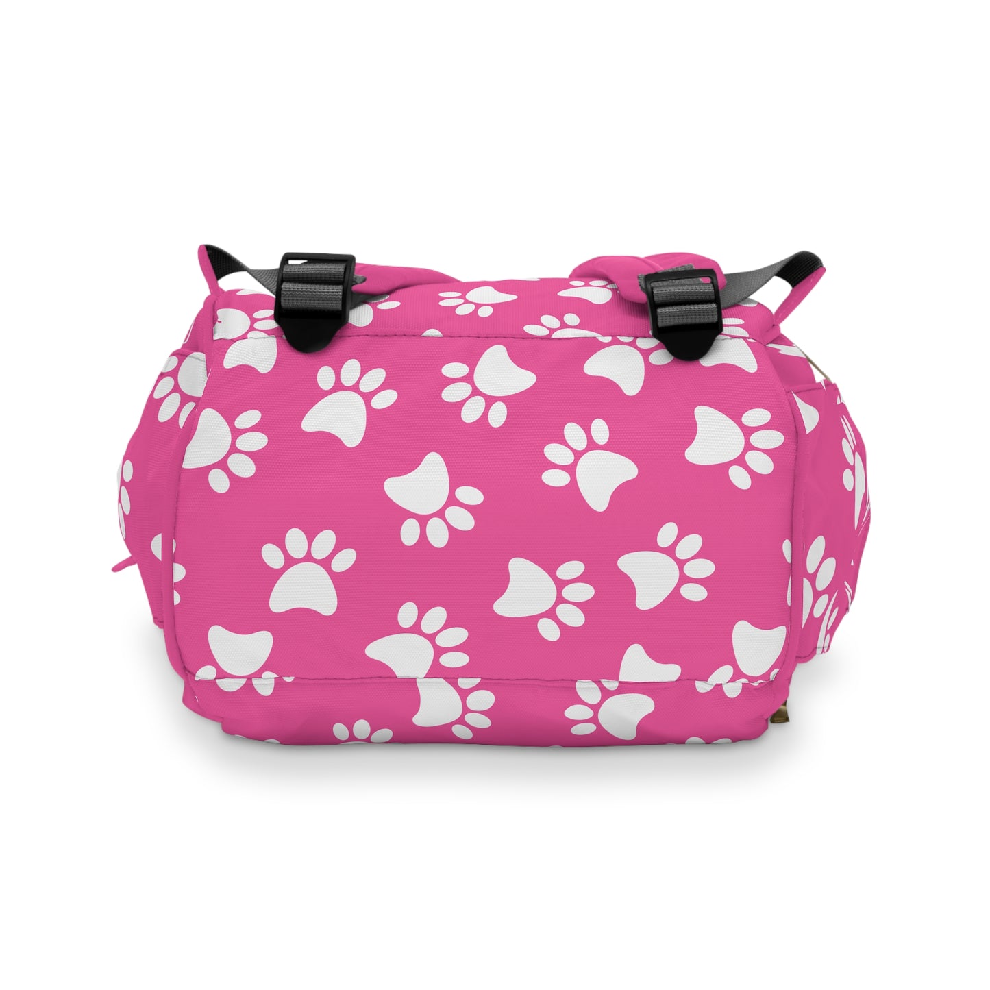 Paw Print Diaper Backpack - Cute & Durable Nappy Bag, Spacious Organized Design for Pet-Owning Parents