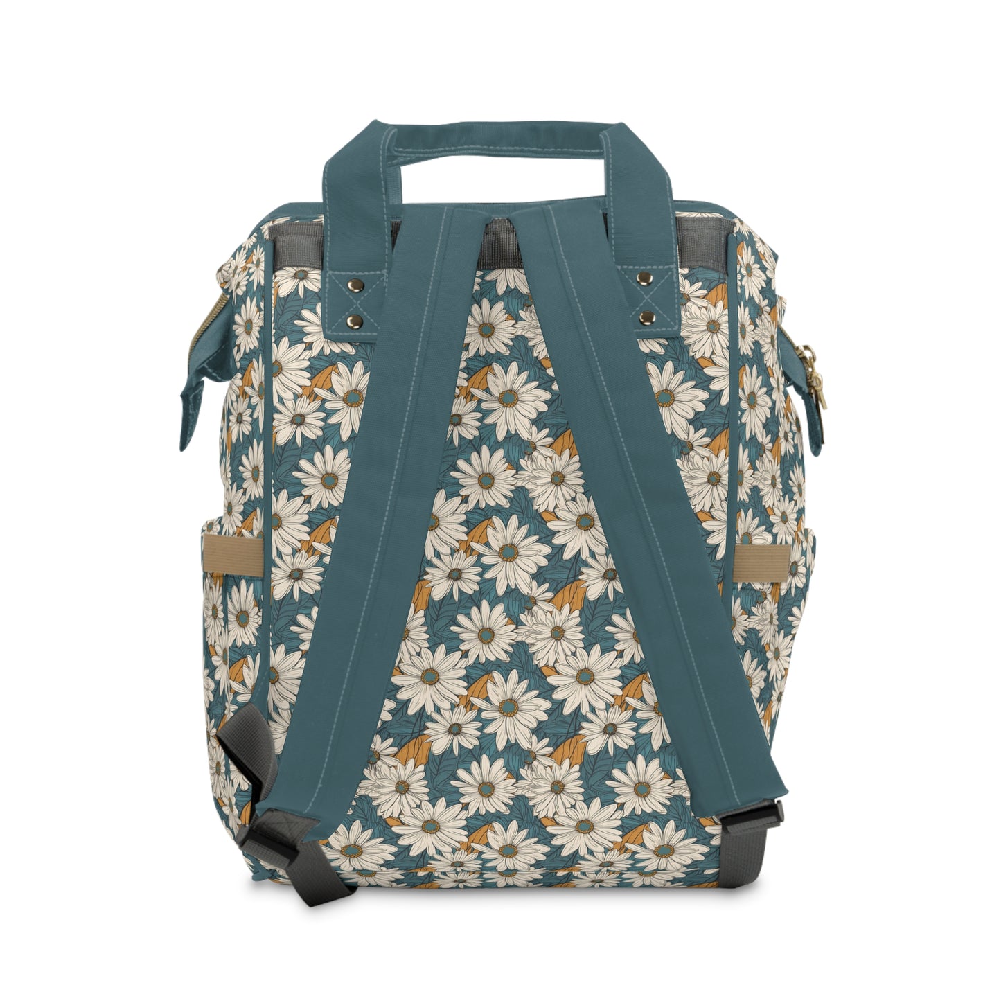Daisy Diaper Backpack - Charming & Multifunctional Baby Bag with Daisy Patterns, Perfect for Nature-Loving Parents