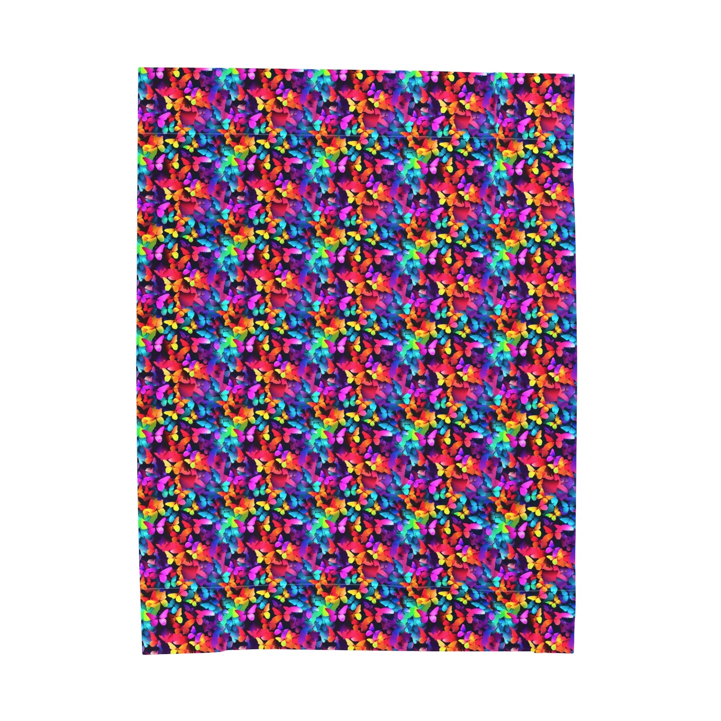Butterfly Velveteen Plush Blanket | Soft, Luxurious, Enchanting, and Comforting | Available in Multiple Sizes