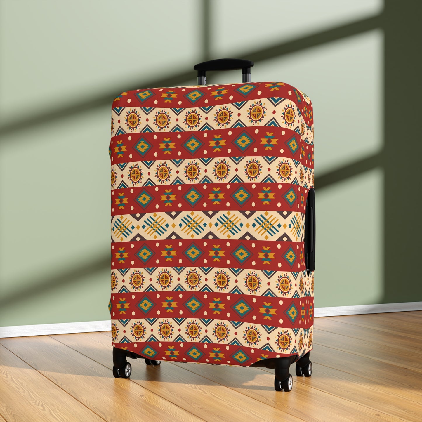 Aztec Luggage Cover - Stylish Travel Protection for Suitcases