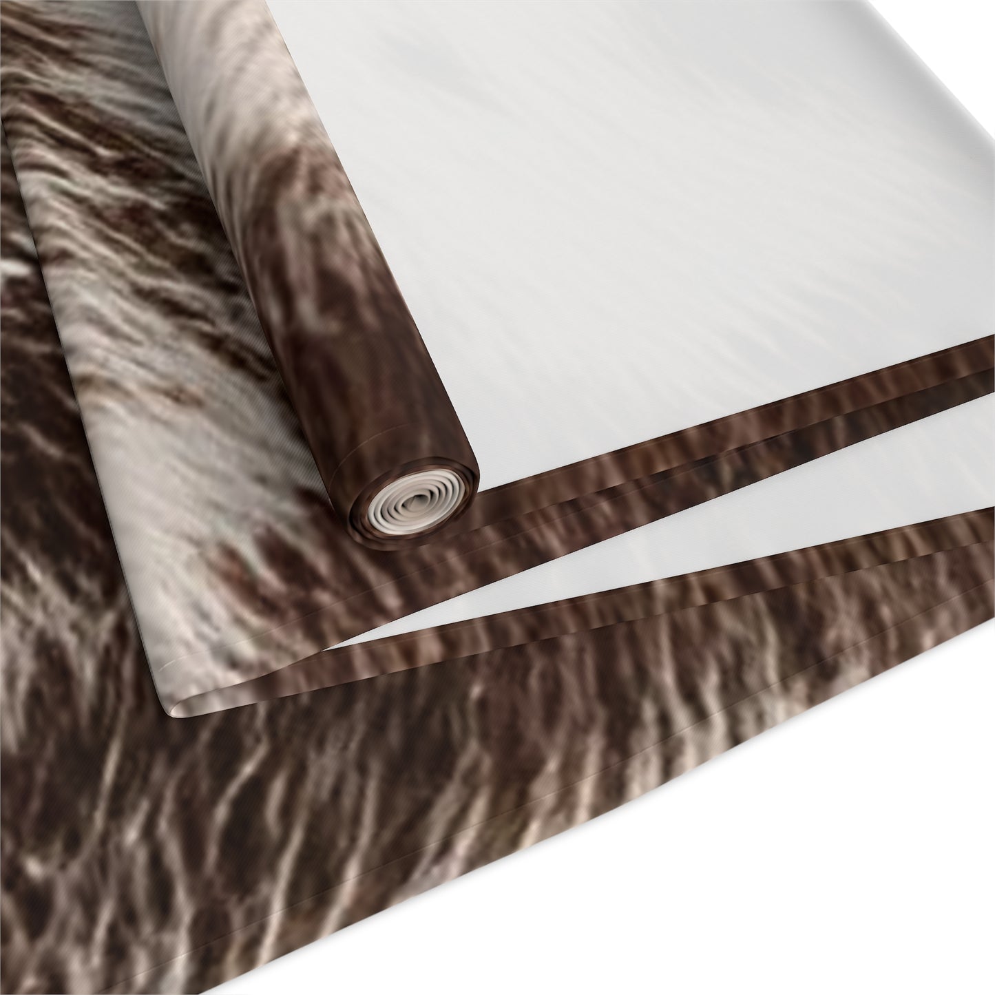 Cowhide Print Table Runner - Rustic Elegance, Cotton Twill or Polyester - Perfect for Western & Luxurious Home Decor