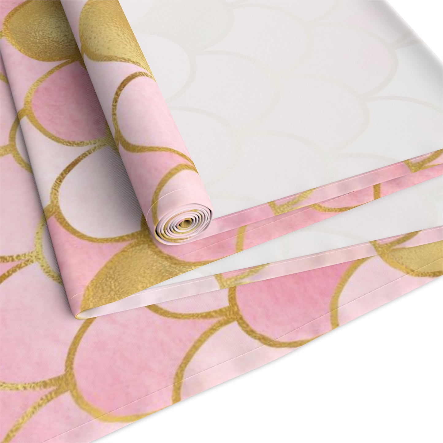 Mermaid Print Table Runner - Mystical Sea Charm, Cotton Twill or Polyester - Perfect for Enchanting Home Decor
