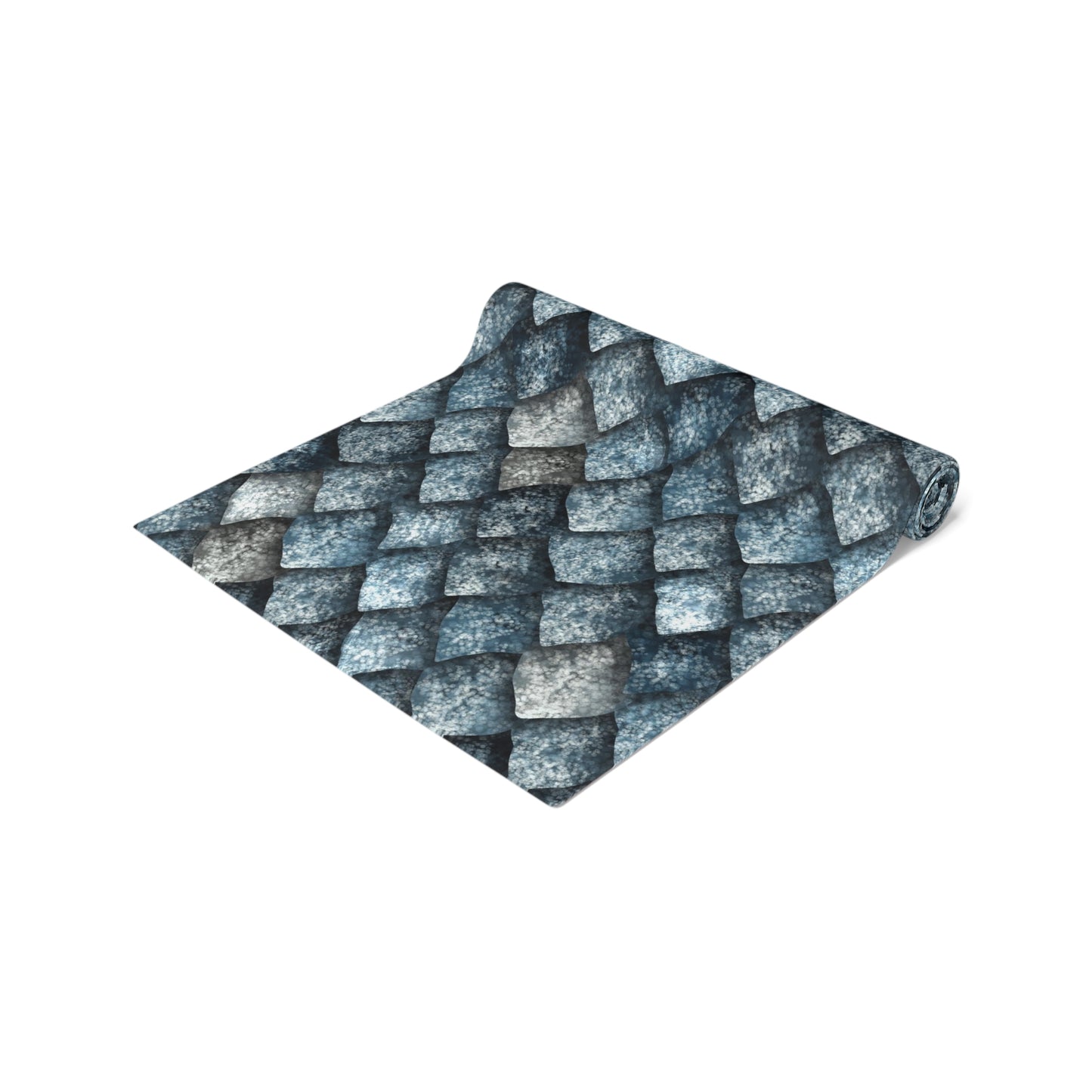 Dragon Scale Print Table Runner - Majestic Fantasy, Cotton Twill or Polyester - Perfect for Epic & Mythical Home Decor