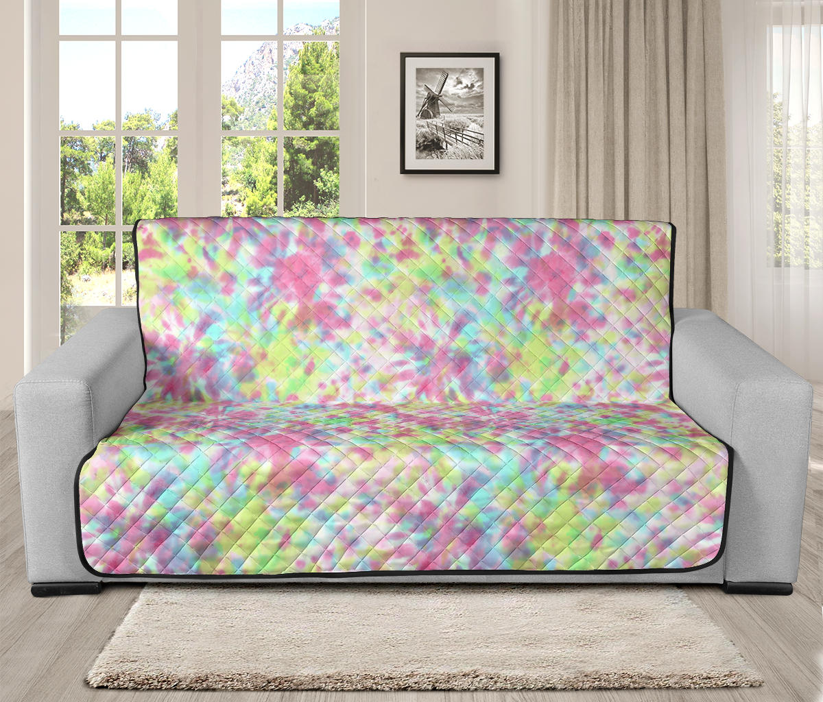 Tie Dye Sofa Protector