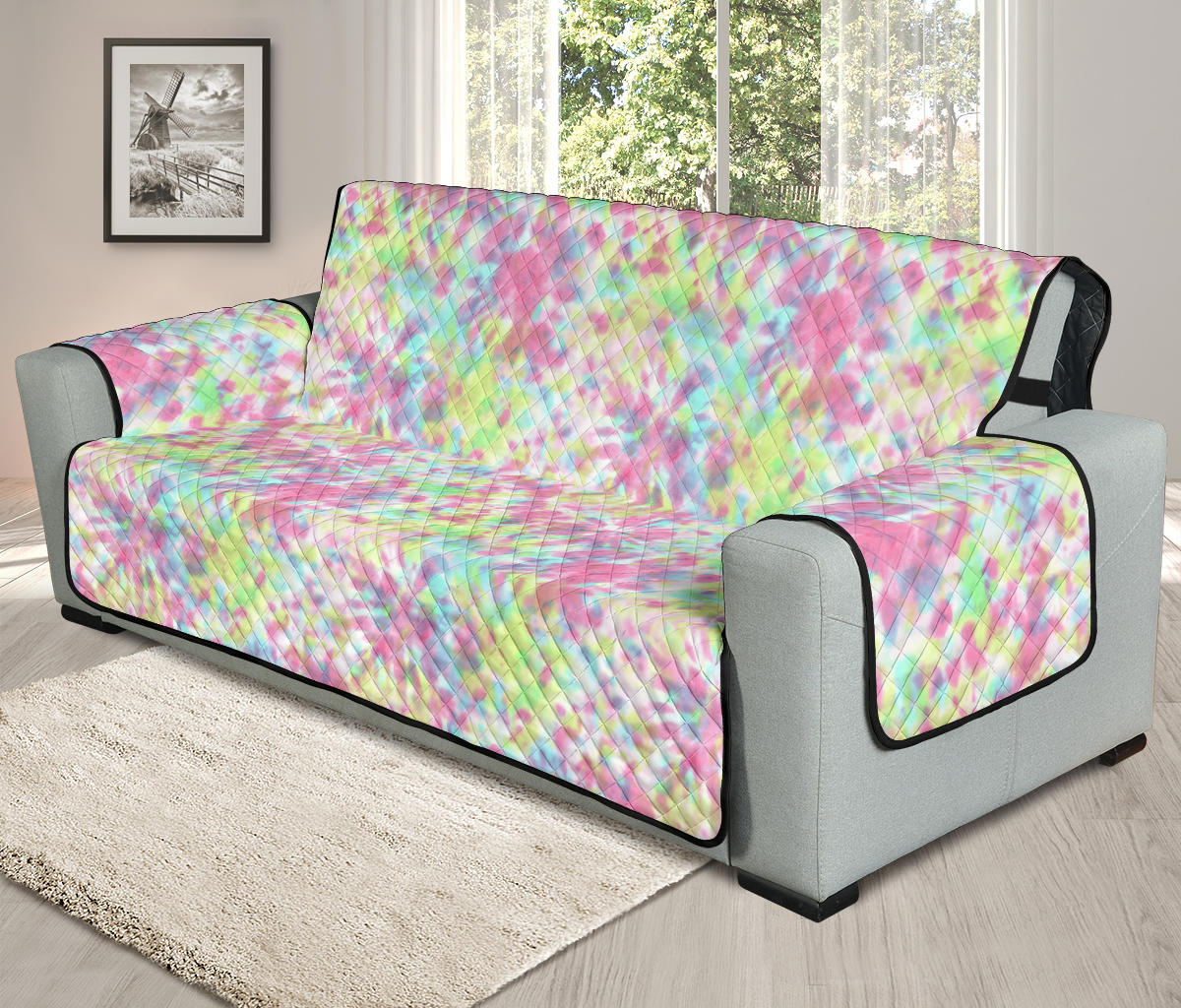 Tie Dye Sofa Protector