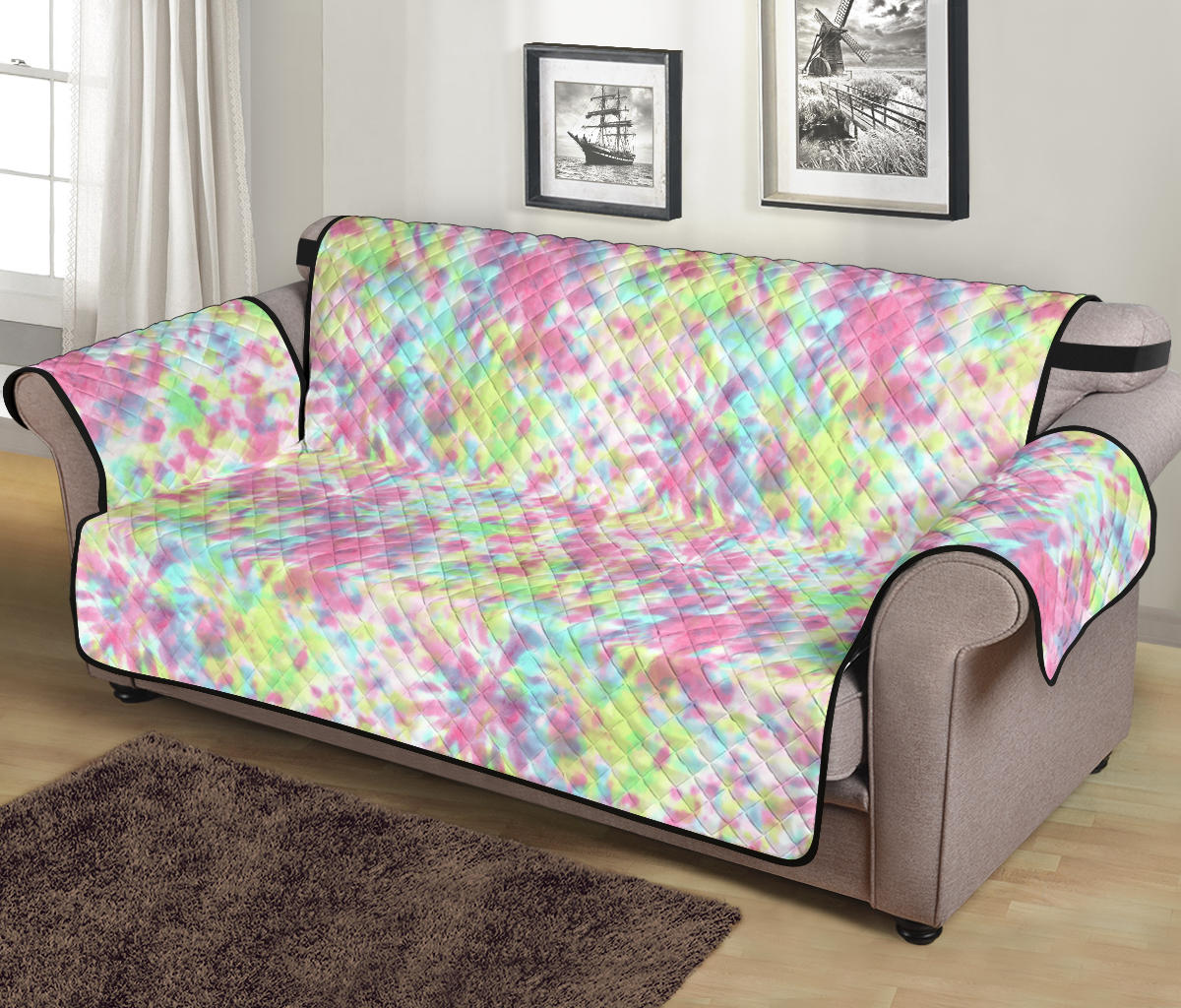 Tie Dye Sofa Protector