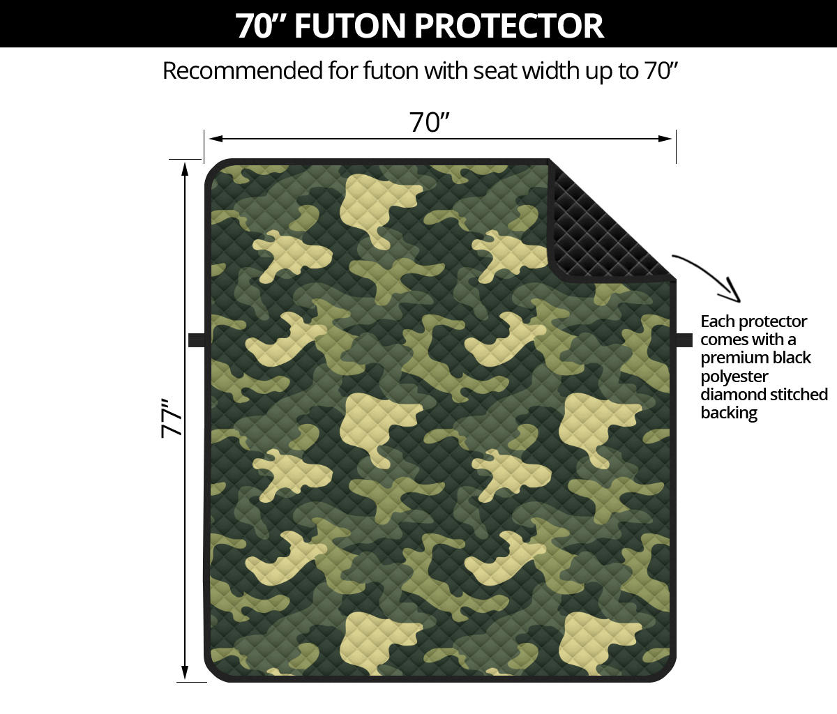 Camouflage Sofa Protector