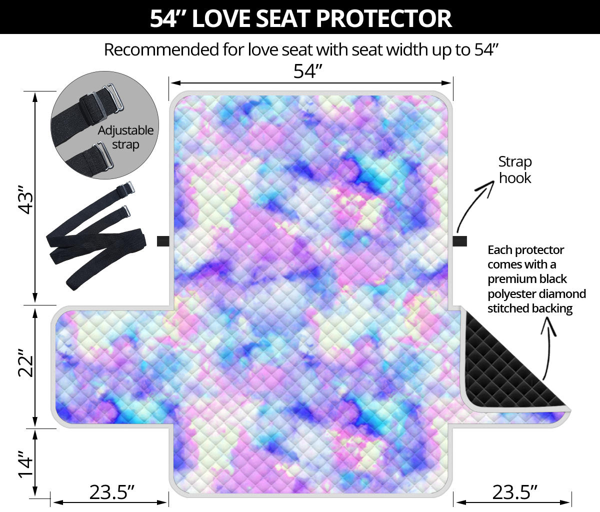 Tie Dye Sofa Protector