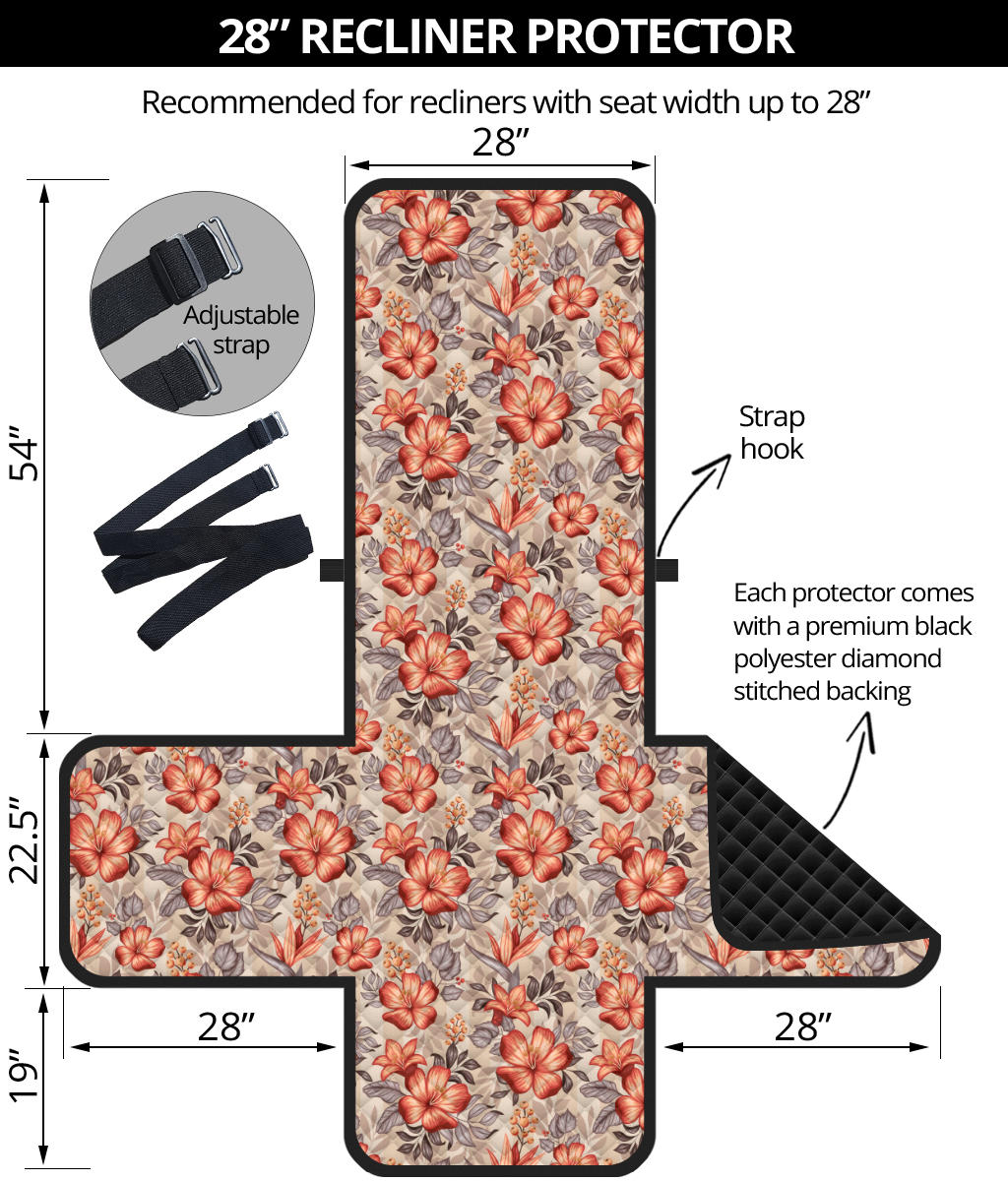 Boho Floral Sofa Protector