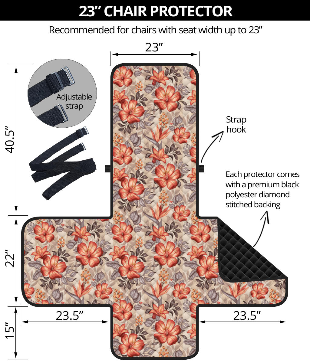 Boho Floral Sofa Protector